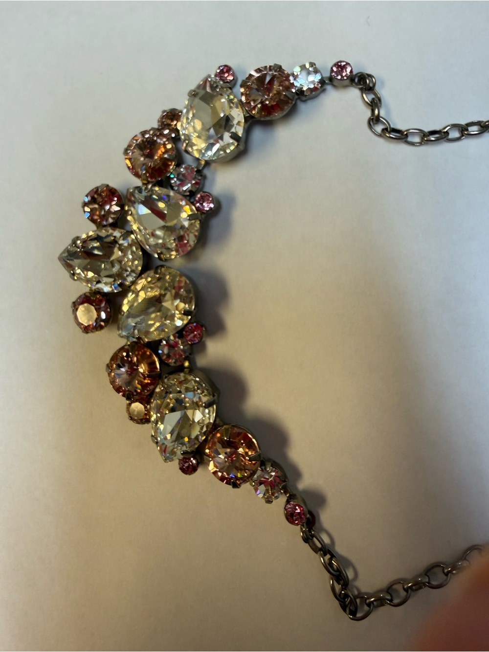 Crystal Rose Necklace